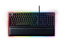 【中古】（非常に良い）Razer Huntsman Elite：オプトメカニカルスイッチ - マルチファンクションデジタルダイヤル＆メディアキー - レザーレットレストレスト - 4面ア