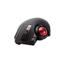 【中古】「未使用品」エレコム トラックボールマウス/親指/8ボタン/有線/無線/Bluetooth/ブラック
