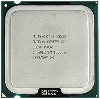 【中古】（非常に良い）Core2Duo E8500 3.16GHz/6M/1333/LGA775 SLB9K バルク