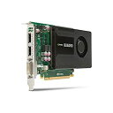 【中古】HP c2j93at Nvidia Quadro k2000?2?GB gddr5?PCI Express DisplayPort DVIグラフィックカ...