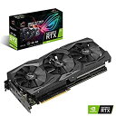 【中古】ASUS NVIDIA GeForce RTX 2070搭載 トリプルファンモデル ブラック 8GB ROG-STRIX-RTX2070-O8G-GAMING