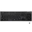 【中古】「未使用品」エレコム キーボード ワイヤレス (レシーバー付属) メンブレン フルキーボード 1000万回高耐久 PlayStation4 対応 ブラッ...