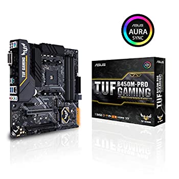 【中古】ASUS AMD B450 搭載 AM4 対応 マザーボード TUF B450M-PRO GAMING（MicroATX）(第3世代 AMD Ryzen CPU に対応）