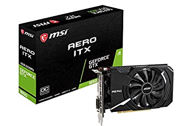 【中古】（非常に良い）MSI GeForce GTX 1650 AERO ITX 4G OC グラフィックスボード VD6936