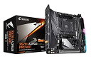 【中古】（非常に良い）GIGABYTE ギガバイト X570 I AORUS PRO WIFI Mini-ITX マザーボード AMD X570チップセット搭載 MB4790