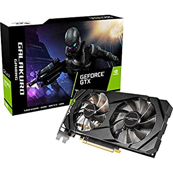 【中古】玄人志向 NVIDIA GeForce GTX 1660 搭載 グラフィックボード 6GB デュアルファン GALAKURO GAMINGシリーズ GG-GTX1660-E6GB/DF