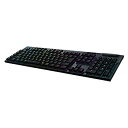 【中古】「未使用品」Logicool G ゲーミングキーボード ワイヤレス G913-TC ブラック メカニカルキーボード タクタイル 日本語配列 LIGHTS...