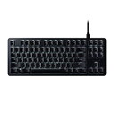 【中古】Razer BlackWidow Lite メカニカルキーボード 静音 オレンジ軸 テンキーレス 英語US配列 (日本) RZ03-02640100-R...