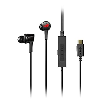 【中古】（非常に良い）ASUS ROG Cetra in-ear ゲーミングイヤホン ROG CETRA PC モバイル Nintendo Switch用USB-Cコネクター 装備