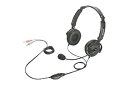 【中古】iBUFFALO 両耳ヘッドバンド式ヘッドセット 半密閉/ノイズキャンセリングマイク搭載 ブラック BSHSH12BK