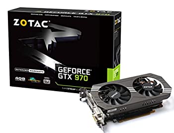 【中古】ZOTAC ZT-90101-10P GTX970 4GB GDDR5 DirectX 12 OpenGL 4.4 並行輸入