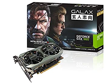 【中古】玄人志向 ビデオカード Geforce GTX960搭載 『メタルギア ソリッド V グラウンド・ゼロズ』バンドル＆オーバークロック＆ショート基板モデル GF