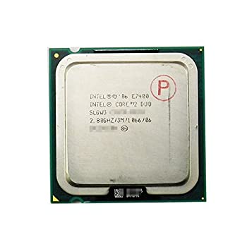 【中古】Core2Duo E7400 2.8GHz/3M/1066/LGA775 SLGW3 バルク