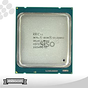 （非常に良い）Intel Xeon E5-2680 V2 10 コアプロセッサ 2.80Ghz 25MB スマートキャッシュ 8.0 GT/S QPI FCLGA2011 TDP 115W SR1A6