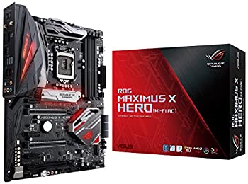 【中古】(非常に良い）ASUS Intel Z370搭載 マザーボード LGA1151対応 ROG MAXIMUS X HERO (WI-FI AC) 【ATX】【メーカー名】Asus【メーカー型番】ROG MAXIMUS X HERO (WI-FI AC)【ブランド名】ASUS【商品説明】 こちらの商品は中古品となっております。 画像はイメージ写真ですので 商品のコンディション・付属品の有無については入荷の度異なります。 買取時より付属していたものはお付けしておりますが付属品や消耗品に保証はございません。 商品ページ画像以外の付属品はございませんのでご了承下さいませ。 中古品のため使用に影響ない程度の使用感・経年劣化（傷、汚れなど）がある場合がございます。 また、中古品の特性上ギフトには適しておりません。 製品に関する詳細や設定方法は メーカーへ直接お問い合わせいただきますようお願い致します。 当店では初期不良に限り 商品到着から7日間は返品を受付けております。 他モールとの併売品の為 完売の際はご連絡致しますのでご了承ください。 プリンター・印刷機器のご注意点 インクは配送中のインク漏れ防止の為、付属しておりませんのでご了承下さい。 ドライバー等ソフトウェア・マニュアルはメーカーサイトより最新版のダウンロードをお願い致します。 ゲームソフトのご注意点 特典・付属品・パッケージ・プロダクトコード・ダウンロードコード等は 付属していない場合がございますので事前にお問合せ下さい。 商品名に「輸入版 / 海外版 / IMPORT 」と記載されている海外版ゲームソフトの一部は日本版のゲーム機では動作しません。 お持ちのゲーム機のバージョンをあらかじめご参照のうえ動作の有無をご確認ください。 輸入版ゲームについてはメーカーサポートの対象外です。 DVD・Blu-rayのご注意点 特典・付属品・パッケージ・プロダクトコード・ダウンロードコード等は 付属していない場合がございますので事前にお問合せ下さい。 商品名に「輸入版 / 海外版 / IMPORT 」と記載されている海外版DVD・Blu-rayにつきましては 映像方式の違いの為、一般的な国内向けプレイヤーにて再生できません。 ご覧になる際はディスクの「リージョンコード」と「映像方式※DVDのみ」に再生機器側が対応している必要があります。 パソコンでは映像方式は関係ないため、リージョンコードさえ合致していれば映像方式を気にすることなく視聴可能です。 商品名に「レンタル落ち 」と記載されている商品につきましてはディスクやジャケットに管理シール（値札・セキュリティータグ・バーコード等含みます）が貼付されています。 ディスクの再生に支障の無い程度の傷やジャケットに傷み（色褪せ・破れ・汚れ・濡れ痕等）が見られる場合がありますので予めご了承ください。 2巻セット以上のレンタル落ちDVD・Blu-rayにつきましては、複数枚収納可能なトールケースに同梱してお届け致します。 トレーディングカードのご注意点 当店での「良い」表記のトレーディングカードはプレイ用でございます。 中古買取り品の為、細かなキズ・白欠け・多少の使用感がございますのでご了承下さいませ。 再録などで型番が違う場合がございます。 違った場合でも事前連絡等は致しておりませんので、型番を気にされる方はご遠慮ください。 ご注文からお届けまで 1、ご注文⇒ご注文は24時間受け付けております。 2、注文確認⇒ご注文後、当店から注文確認メールを送信します。 3、お届けまで3-10営業日程度とお考え下さい。 　※海外在庫品の場合は3週間程度かかる場合がございます。 4、入金確認⇒前払い決済をご選択の場合、ご入金確認後、配送手配を致します。 5、出荷⇒配送準備が整い次第、出荷致します。発送後に出荷完了メールにてご連絡致します。 　※離島、北海道、九州、沖縄は遅れる場合がございます。予めご了承下さい。 当店ではすり替え防止のため、シリアルナンバーを控えております。 万が一、違法行為が発覚した場合は然るべき対応を行わせていただきます。 お客様都合によるご注文後のキャンセル・返品はお受けしておりませんのでご了承下さい。 電話対応は行っておりませんので、ご質問等はメッセージまたはメールにてお願い致します。