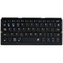【中古】「未使用品」浅沼商会 3E-BKY6-BK 3E Bluetooth Keyboard (Plier) 2つ折りタイプ ブラック ポーチ付属