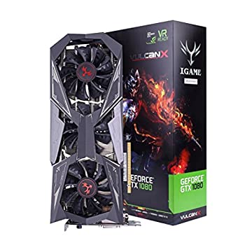 【中古】（非常に良い）TieanカラフルiGame gtx1080ti Vulcan X OCビデオグラフィックスカードGPU 1620..