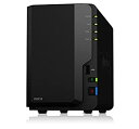 【中古】（非常に良い）（NASキット）Synology DiskStation DS218 2ベイ / クアッドコアCPU搭載 / 2GBメモリ搭載 多用途なスタンダードモデル