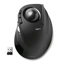 【中古】（非常に良い）ELECOM Wireless trackball mouse For the index finger 8 button tilt function black M-DT2DRBK 並行輸入品