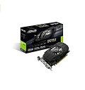 【中古】ASUS PH-GTX1050-2G NVIDIA GeForce GTX 1050 2 GB GDDR5 PCIe 3.0 x16 DVIグラフィックカード - ブラック
