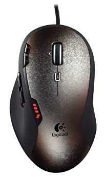 【中古】LOGICOOL レーザーマウス ゲーミングマウス 高速スクロール対応ホイール採用 G500