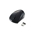 【中古】「非常に良い」(2010年モデル)ELECOM ワイヤレスレーザーマウス 3ボタン 2.4GHz マイクロレシーバー ブラック M-D19DLBK