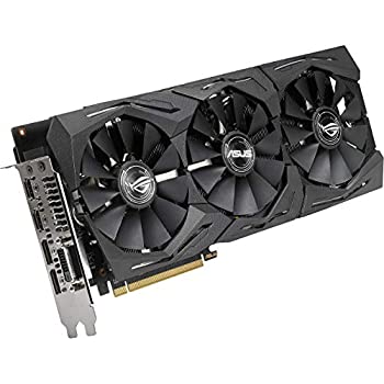 【中古】ASUS ROG-STRIX-RX580-O8G-GAMINGOC Edition GDDR5 DP HDMI DVI VR Ready AMD Graphics Card 並行輸入品