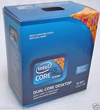 【中古】（非常に良い）インテルcorp. Core i5 661プロセッサー(Catalog Category : CPU / 1156-pinデスクトップCPU