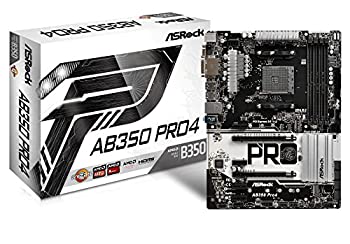 【中古】（非常に良い）ASRock AMD B350チップセット搭載 ATXマザーボード AB350 Pro4