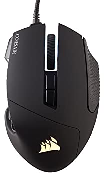 【中古】(非常に良い）Corsair SCIMITAR PRO RGB -Black- オプティカルゲーミングマウス MS295 CH-9304111-AP【メーカー名】Corsair【メーカー型番】CH-9304111-AP【ブランド名】CORSAIR【商品説明】 こちらの商品は中古品となっております。 画像はイメージ写真ですので 商品のコンディション・付属品の有無については入荷の度異なります。 買取時より付属していたものはお付けしておりますが付属品や消耗品に保証はございません。 商品ページ画像以外の付属品はございませんのでご了承下さいませ。 中古品のため使用に影響ない程度の使用感・経年劣化（傷、汚れなど）がある場合がございます。 また、中古品の特性上ギフトには適しておりません。 製品に関する詳細や設定方法は メーカーへ直接お問い合わせいただきますようお願い致します。 当店では初期不良に限り 商品到着から7日間は返品を受付けております。 他モールとの併売品の為 完売の際はご連絡致しますのでご了承ください。 プリンター・印刷機器のご注意点 インクは配送中のインク漏れ防止の為、付属しておりませんのでご了承下さい。 ドライバー等ソフトウェア・マニュアルはメーカーサイトより最新版のダウンロードをお願い致します。 ゲームソフトのご注意点 特典・付属品・パッケージ・プロダクトコード・ダウンロードコード等は 付属していない場合がございますので事前にお問合せ下さい。 商品名に「輸入版 / 海外版 / IMPORT 」と記載されている海外版ゲームソフトの一部は日本版のゲーム機では動作しません。 お持ちのゲーム機のバージョンをあらかじめご参照のうえ動作の有無をご確認ください。 輸入版ゲームについてはメーカーサポートの対象外です。 DVD・Blu-rayのご注意点 特典・付属品・パッケージ・プロダクトコード・ダウンロードコード等は 付属していない場合がございますので事前にお問合せ下さい。 商品名に「輸入版 / 海外版 / IMPORT 」と記載されている海外版DVD・Blu-rayにつきましては 映像方式の違いの為、一般的な国内向けプレイヤーにて再生できません。 ご覧になる際はディスクの「リージョンコード」と「映像方式※DVDのみ」に再生機器側が対応している必要があります。 パソコンでは映像方式は関係ないため、リージョンコードさえ合致していれば映像方式を気にすることなく視聴可能です。 商品名に「レンタル落ち 」と記載されている商品につきましてはディスクやジャケットに管理シール（値札・セキュリティータグ・バーコード等含みます）が貼付されています。 ディスクの再生に支障の無い程度の傷やジャケットに傷み（色褪せ・破れ・汚れ・濡れ痕等）が見られる場合がありますので予めご了承ください。 2巻セット以上のレンタル落ちDVD・Blu-rayにつきましては、複数枚収納可能なトールケースに同梱してお届け致します。 トレーディングカードのご注意点 当店での「良い」表記のトレーディングカードはプレイ用でございます。 中古買取り品の為、細かなキズ・白欠け・多少の使用感がございますのでご了承下さいませ。 再録などで型番が違う場合がございます。 違った場合でも事前連絡等は致しておりませんので、型番を気にされる方はご遠慮ください。 ご注文からお届けまで 1、ご注文⇒ご注文は24時間受け付けております。 2、注文確認⇒ご注文後、当店から注文確認メールを送信します。 3、お届けまで3-10営業日程度とお考え下さい。 　※海外在庫品の場合は3週間程度かかる場合がございます。 4、入金確認⇒前払い決済をご選択の場合、ご入金確認後、配送手配を致します。 5、出荷⇒配送準備が整い次第、出荷致します。発送後に出荷完了メールにてご連絡致します。 　※離島、北海道、九州、沖縄は遅れる場合がございます。予めご了承下さい。 当店ではすり替え防止のため、シリアルナンバーを控えております。 万が一、違法行為が発覚した場合は然るべき対応を行わせていただきます。 お客様都合によるご注文後のキャンセル・返品はお受けしておりませんのでご了承下さい。 電話対応は行っておりませんので、ご質問等はメッセージまたはメールにてお願い致します。