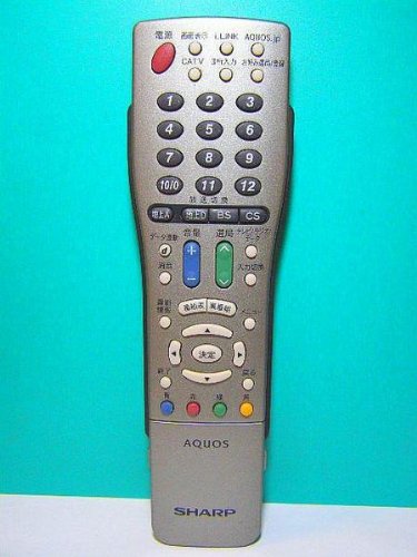 【中古】「非常に良い」シャープ テレビリモコン GA491WJSA