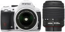 【中古】RICOH デジタル一眼レフ PENTAX K-50 DAL18-55mmWR・DAL50-200mmWRダブルズームキット ホワイト K-50 WZOOM KIT WHITE 10952(2)