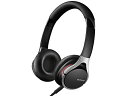【中古】SONY 密閉型オンイヤーヘッドホン ハイレゾ音源対応 リモコン・マイク付 折りたたみ式 ブラック MDR-10RC/B