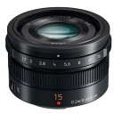 【中古】「非常に良い(無料延長保証)」Panasonic LUMIX G Leica DG SUMMILUXレンズ 15mm F1.7 ASPH プロフェッショナル ミラーレス マイクロフォーサーズ H-X015K (U(2)