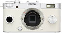 【中古】「非常に良い(無料延長保証)」PENTAX ミラーレス一眼 Q-S1 ボディ ピュアホワイト 06180(2)