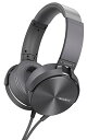 【中古】「非常に良い」ソニー ヘッドホン MDR-XB950 : 密閉型 折りたたみ式 グレー MDR-XB950 H
