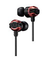 【中古】「非常に良い(無料延長保証)」JVC HA-FX33X-RB XXシリーズ イヤホン カナル型 レッド&ブラック(2)