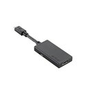 【中古】「非常に良い」ELECOM MHL3.0変換アダプタ ブラック MPA-MHL3AD01BK