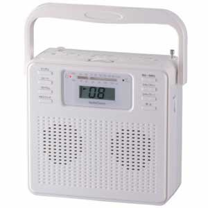 【中古】OHM ステレオCDラジオ 400H 白 RCR-400H-W