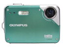 【中古】Olympus X-560WP - デジタルカメラ - コンパクト - 10.0Mpix - 光学ズーム: 3 x - 対応メモリ: XD、microSD - グリーン(2)