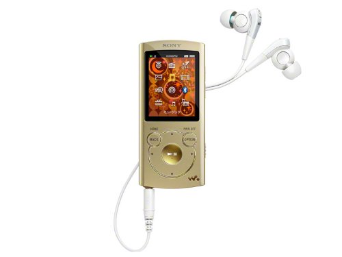 【中古】「非常に良い（無料延長保証）」SONY ウォークマン Sシリーズ [メモリータイプ] 8GB ゴールド NW-S764/N