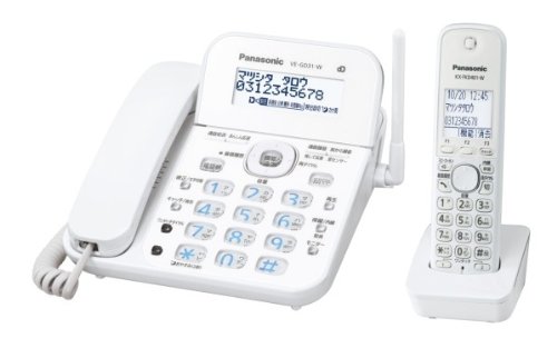 【中古】パナソニック RU・RU・RU デジタルコードレス電話機 子機1台付き 1.9GHz DECT準拠方式 ホワイト VE-GD31DL-W 【中古】パナソニック RU・RU・RU デジタルコードレス電話機 子機1台付き 1.9GHz DECT準拠方式 ホワイト VE-GD31DL-W