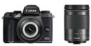 【中古】「非常に良い(無料延長保証)」Canon ミラーレス一眼カメラ EOS M5 クリエイティブマクロ ダブルレンズキット EF-M28mmF3.5IS EF-M18-150mm F3.5-6.3 IS付属 EOSM(2)