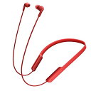 【中古】ソニー ワイヤレスイヤホン MDR-XB70BT : Bluetooth対応 リモコン・マイク付き レッド MDR-XB70BT R(2)