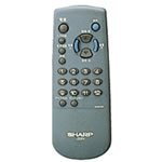 【中古】「非常に良い（無料延長保証）」【ゆうパケット対応品】シャープ[SHARP]　シャープ液晶テレビ用リモコン （LC-104S2 LC-84RV1 LC-84RV1K） 【0106380031】