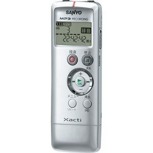 【中古】SANYO ICレコーダー[ICR-B002RM(S)]