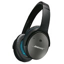 【中古】「非常に良い」Bose QuietComfort 25 アラウンドイヤーノイズキャンセリングヘッドホン スマートフォン対応リモコン・マイク付き ブラック QuietComfort25 SM BK