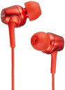 【中古】「非常に良い(無料延長保証)」ソニー イヤホン MDR-EX255AP : カナル型 リモコン・マイク付き レッド MDR-EX255AP R
