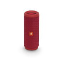 【中古】「非常に良い(無料延長保証)」JBL FLIP4 Bluetoothスピーカー IPX7防水/パッシブラジエーター搭載/ポータブル レッド JBLFLIP4RED