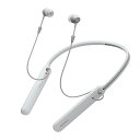 【中古】「非常に良い(無料延長保証)」ソニー ワイヤレスイヤホン WI-C400 : Bluetooth対応 最大20時間連続再生 カナル型 マイク付き 2017年モデル ホワイト WI-C400 W